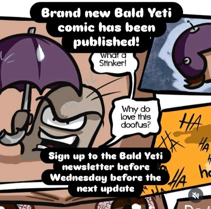 kev_brett's tweet image. 🌶🌶🌶 Brand new Bald Yeti Comic page is up, be sure to check it out. 

Visit thebaldyeti.com to see ALL the comics for free, and please do sign up to the newsletter to get the latest news on the games (plural) and a FREE book!!!

#comicbook #freecomics #newsletter