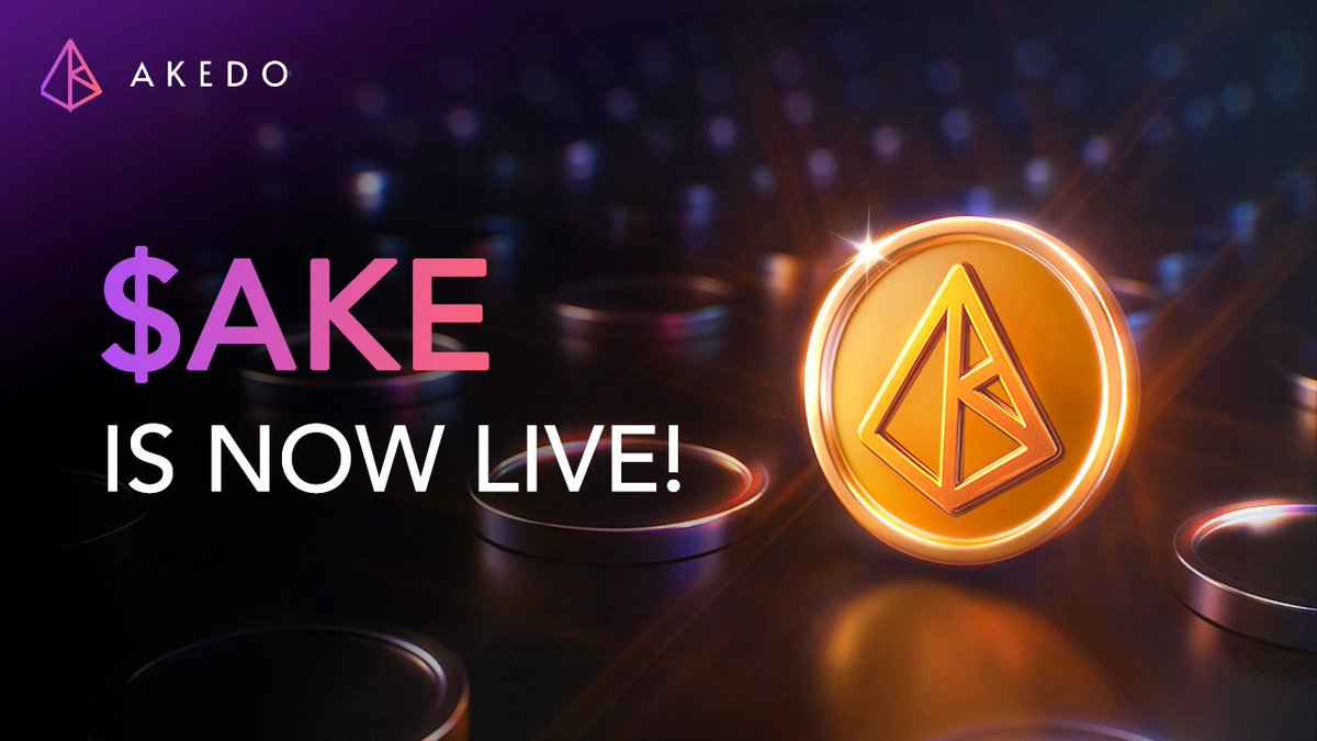 📦 AKEDO Airdrop ✅
💲 Referral: 1 $AKE
☄️ Withdraw: 4 $AKE
🎁 Distribution: Instant to wallet 

🧠 Airdrop Link : 
t.me/Akedoairdrop_b…

🔴 Note: Please do your own research (DYOR) before joining to any project. Don't send any fee or penny for receiving any token.