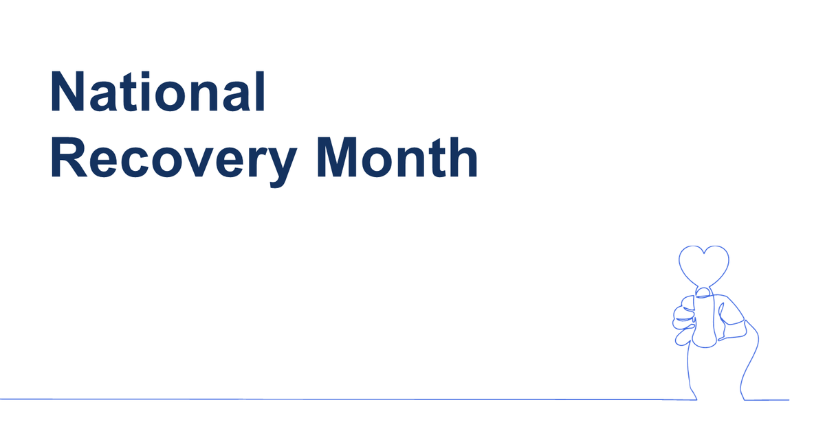 💜 September is National Recovery Month. Together, we can break stigma and lift up voices of hope.