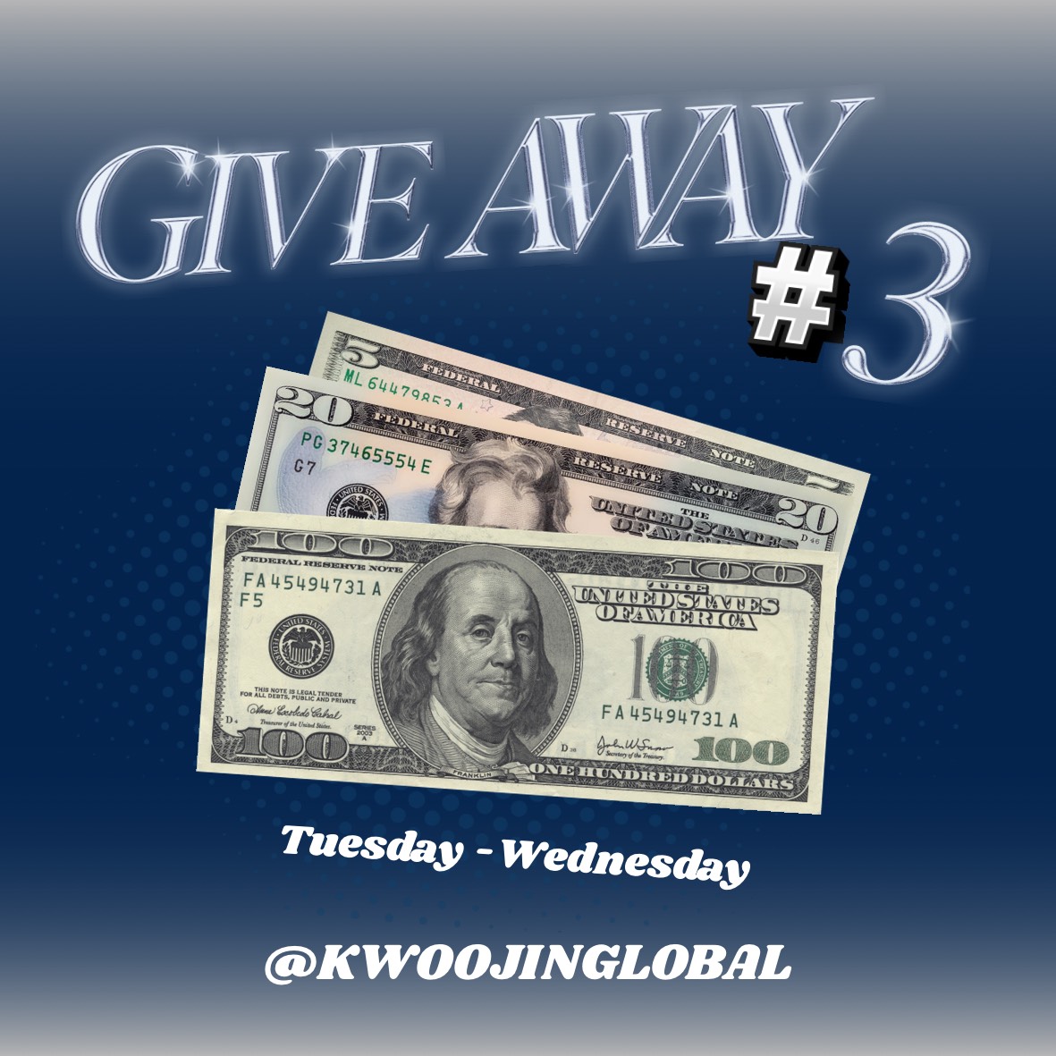 🎉 FINALS GIVEAWAY #3/4 🎉

This is the third of 4 giveaways we’ll be holding to support Woojin’s debut! 💙

PRIZE: $125 USD 💸

RULES:
1️⃣ Like &amp; RT this post
2️⃣ Drop your Woojin voting proof in the replies to this post (1 proof = 1 entry, multiple proofs = multiple entries)
3️⃣
