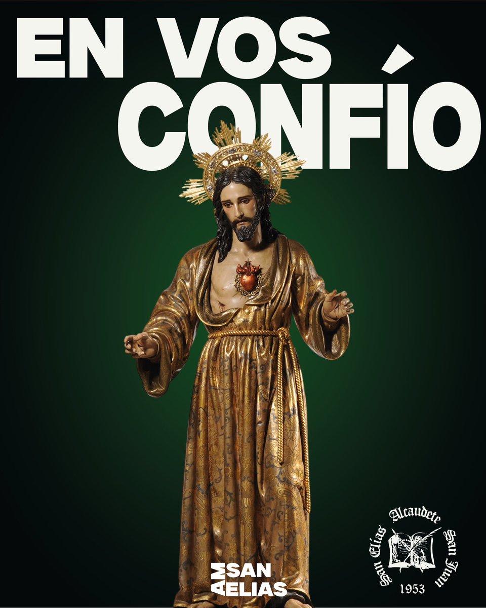 🎼 𝐄𝐍 𝐕𝐎𝐒 𝐂𝐎𝐍𝐅Í𝐎

La obra compuesta por Alejandro Blanco y dedicada al Sagrado Corazón de Jesús del barrio sevillano de Nervión, se convierte en nuestra primera incorporación de este curso.

#suenasanelias