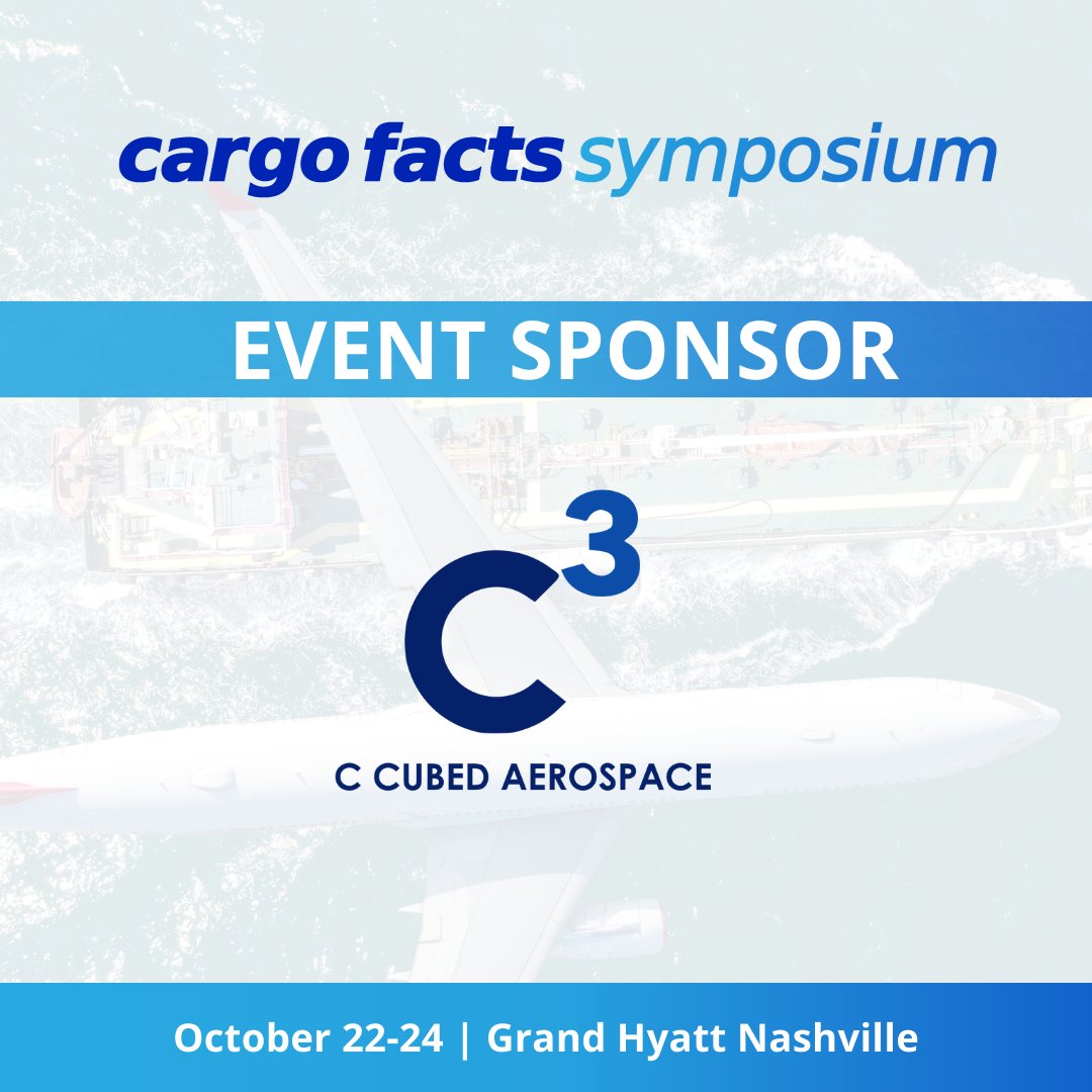 CargoFacts's tweet photo. We’re pleased to announce C Cubed Aerospace as a Cargo Facts Symposium 2025 sponsor! They’ll be part of the premier gathering for freighter aircraft and air cargo — will you?
🔗 https://t.co/ZMXv4jCwQL
#CargoFacts #AirCargo #Networking #CFS25 #Aircargoleader #Freightfuture https://t.co/fPVQubBoeY