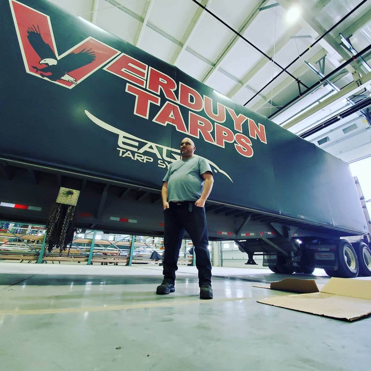 We’re saddened to share the passing of Eddy Mann, a longtime and loyal customer.

Eddy proudly advocated for the Eagle Tarp System, trusting it to keep him safe and professional on the road.

Our condolences to his family and friends. Rest in peace, Eddy. 🚛💙🍁