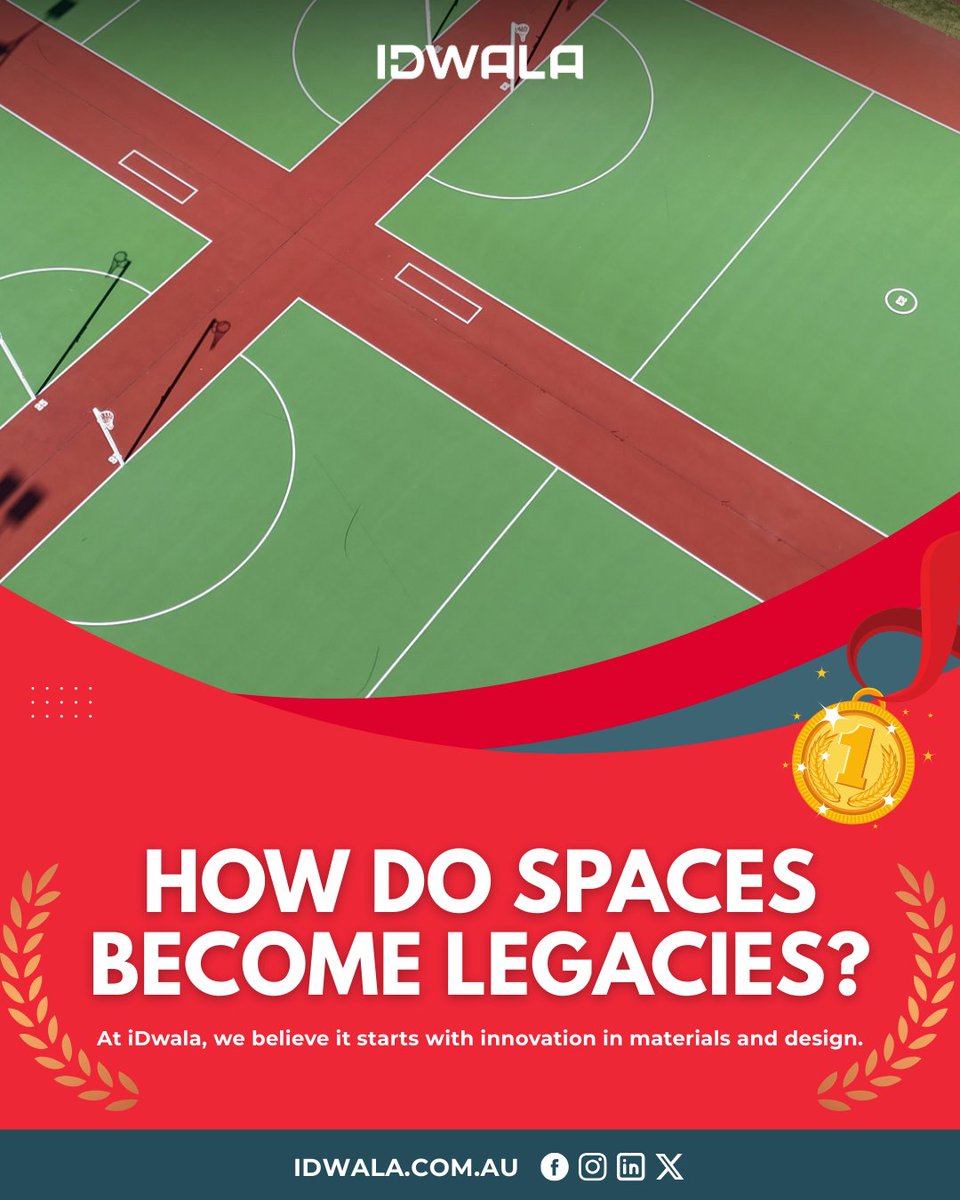 IDWALASPORTS's tweet image. Turning spaces into lasting legacies starts with innovation. 

At iDwala, we design and build facilities that are safer, sustainable, and purpose-built for communities to thrive - spaces made to stand strong for generations. 

#CommunitySport #UrbanDesign #FutureReady