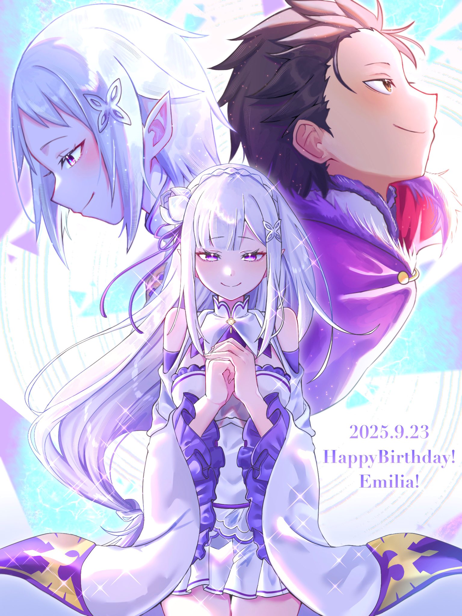 エミリア　メタライズアート エミリア メタライズアート エミリア メタライズアート Re:ゼロ