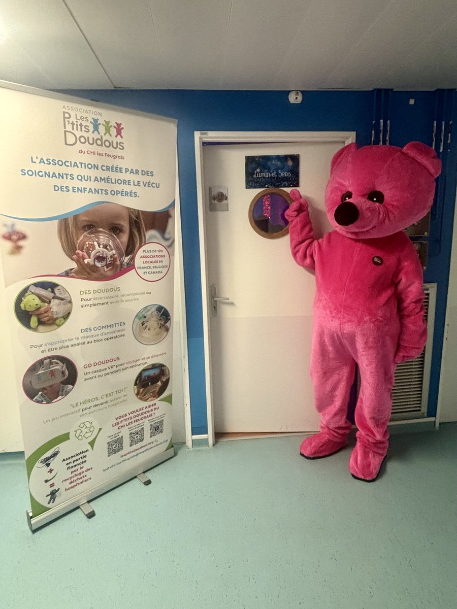 ✨ Inauguration de « Lumin’ et Sens » en #pediatrie
Un espace Snoezelen pour réduire le stress et apaiser enfants &amp; familles pendant l’hospitalisation.
💙 Projet 100% financé (7 310 €) grâce à @LesPtitsDoudous et à #LaNuitDuBienCommun 🙏