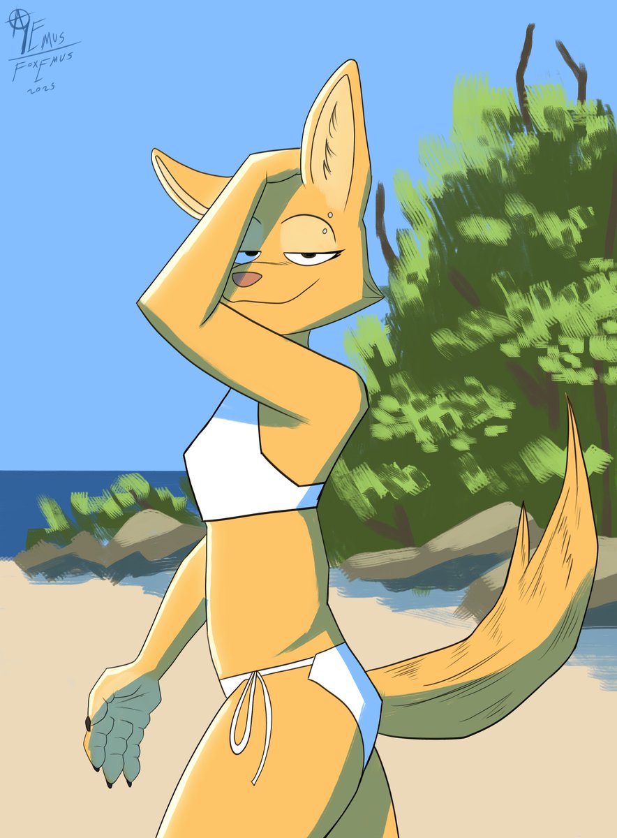 Sun’s pretty hot…
#TheBadGuys #DianeFoxington 

ko-fi.com/a9emusfoxemus