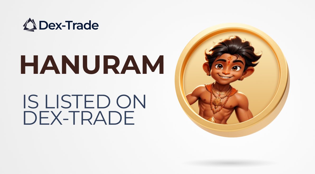 HANURAM (HANURAM) IS LISTED ON DEX-TRADE 
bit.ly/hanuram-is-lis…
🎉 Hanuram (HANURAM) is now officially trading on Dex-Trade!
HANURAM is a meme-powered cryptocurrency that brings fun, community spirit, and blockchain innovation together. 🐶✨

💱 Trading Pair:
HANURAM/USDT
