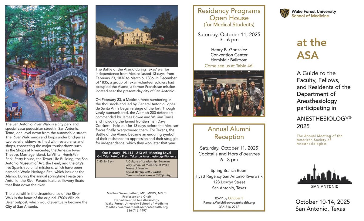 Wake Forest Anesthesiology tweet media