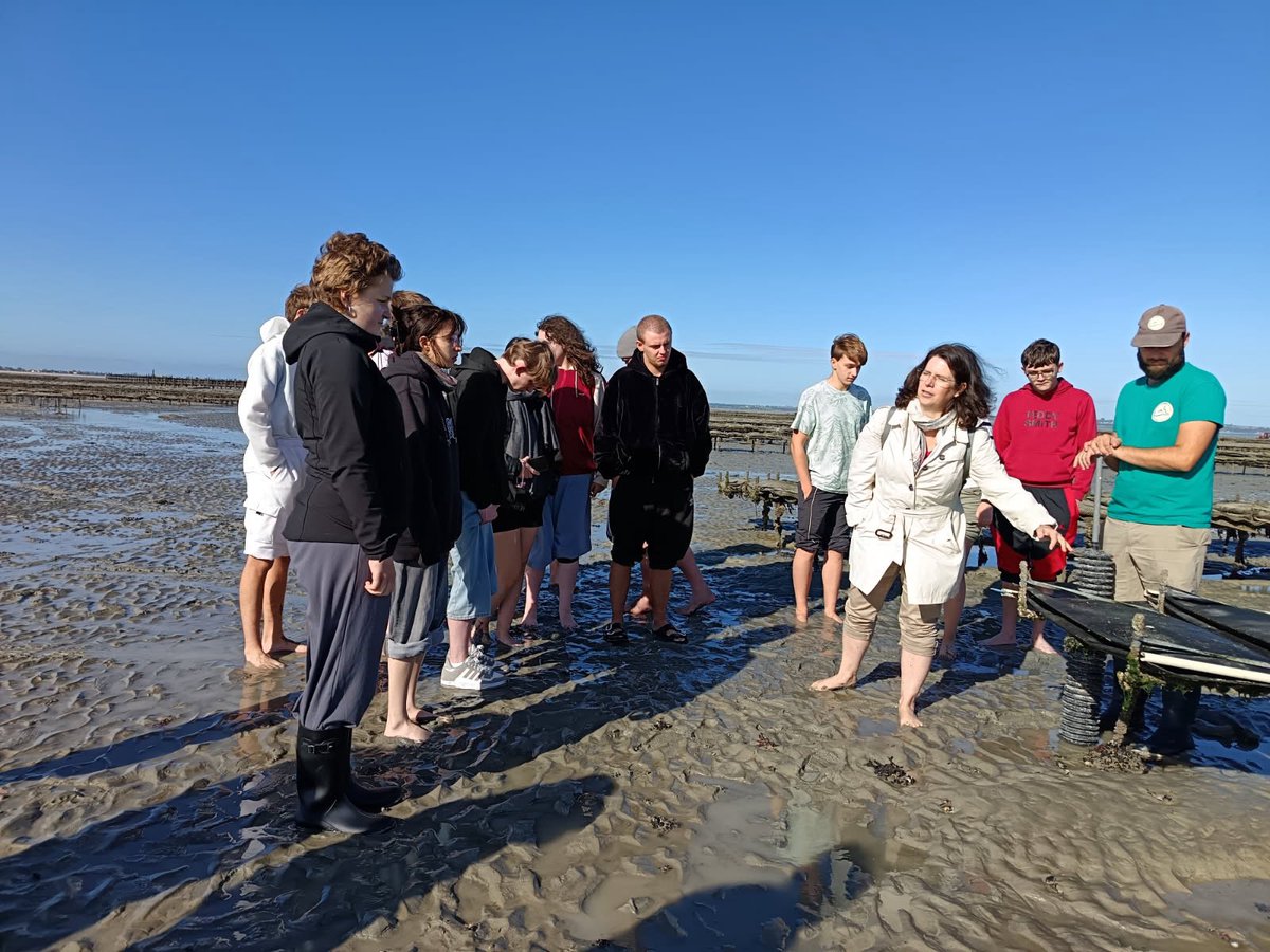 LPFloraTristan's tweet photo. ✨ Journée inoubliable avec nos correspondants allemands ! 🌍
Au programme : découverte du Mont-Saint-Michel 🏰 et dégustation d’huîtres fraîches 🦪
Un mélange de culture, de saveurs et de partage 🤝🇫🇷🇩🇪

#MontSaintMichel #ÉchangeFrancoAllemand #Découverte #Culture #Partage https://t.co/g1lRtGg90N
