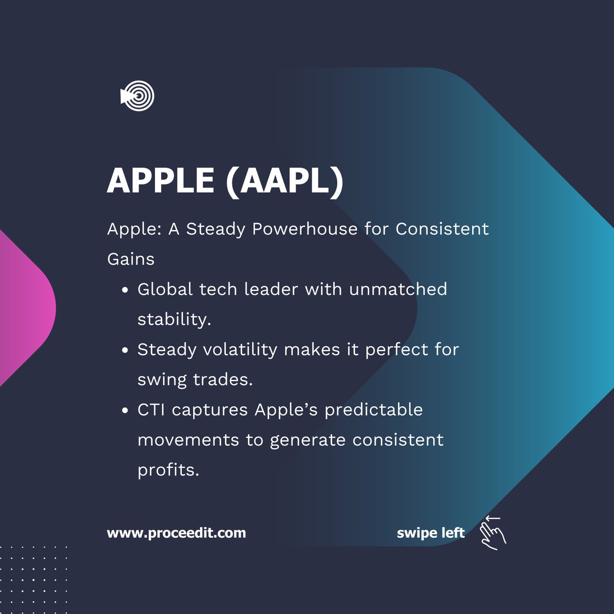 Proceedit's tweet image. One technology. Multiple assets. Unlimited possibilities.

CTI is built on focus — delivering daily AI-powered trading insights on a select family of assets: Apple, Tesla, Nvidia, and Ford.
Soon, the CTI family expands to include Bitcoin and Microsoft — unlocking even more…