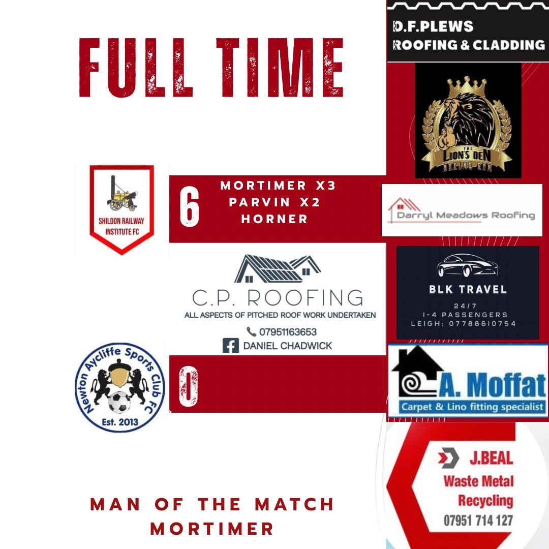 Result from Sunday. Great performance from the lads. 🚂