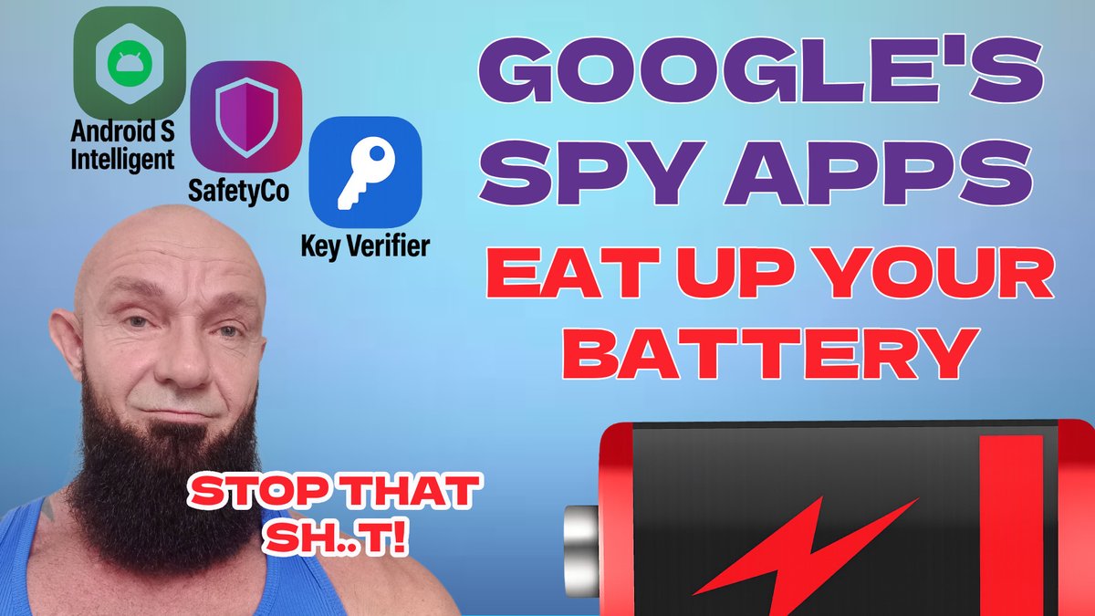 websticknl's tweet image. 🔍🚫 Expose the Hidden Apps Draining Your Phone Battery   youtube.com/watch?v=Vjt0Uf…     #AndroidTips #BatteryDrain #GoogleSpyware #PrivacyFix #NoSpy