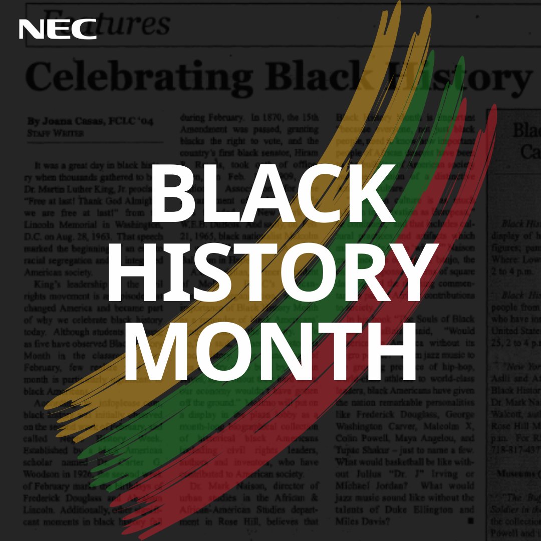 🙌Happy #BlackHistoryMonth! 

This October, we are inviting everyone to take a moment to honour the history, culture and the many incredible contributions that has shaped the UK, whilst also embracing our many wonderful team members here at NEC. 
 
#Inclusion #Diversity #BHM