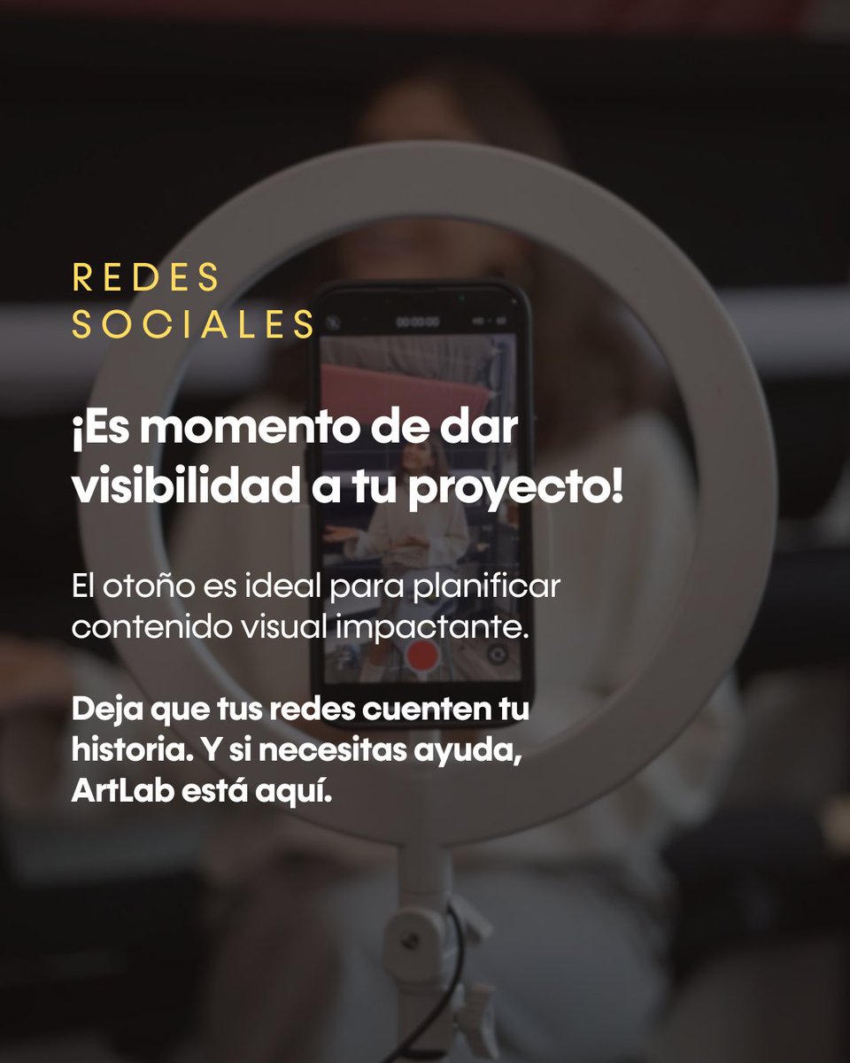 🍂 Este otoño, ArtLab es tu espacio creativo 🎶🎨

Músicos, diseñadores, videografos, creadores de contenido...

¡Ven a ArtLab y pon tu creatividad en acción!
#ArtLabHuesca #OtoñoCreativo #LocalesDeEnsayo #otoño #redessociales #audiovisual #diseñografico