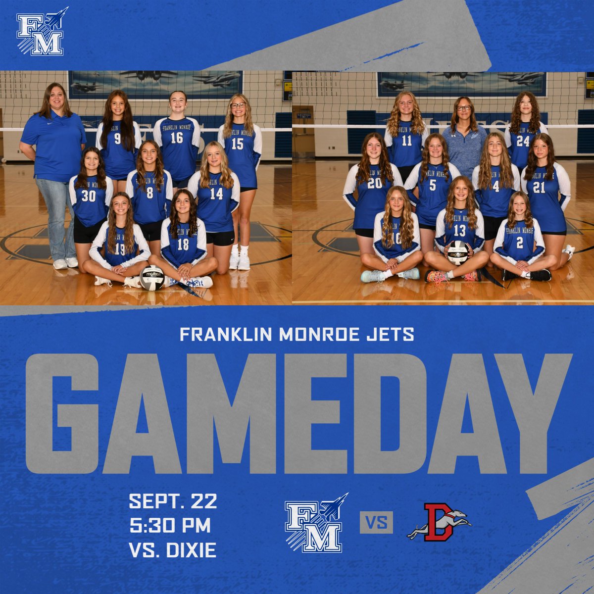 Good luck JH Lady Jets 🏐 taking on Dixie at home this evening!

#GoJets