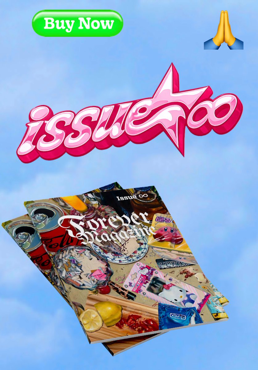 issue ♾️ out now, limited run. 

forever mag dot net slash shop