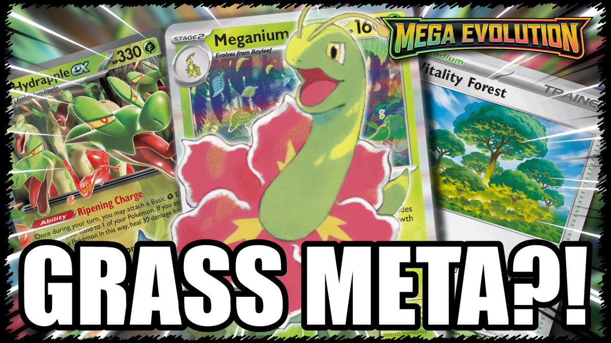 🍃Will Grass be amongst the Meta with Mega Evolution?

➡️youtu.be/qeDs-oGSqDk

#Pokemon #PokemonTCG #MegaEvolution #GrassDeck #YouTube