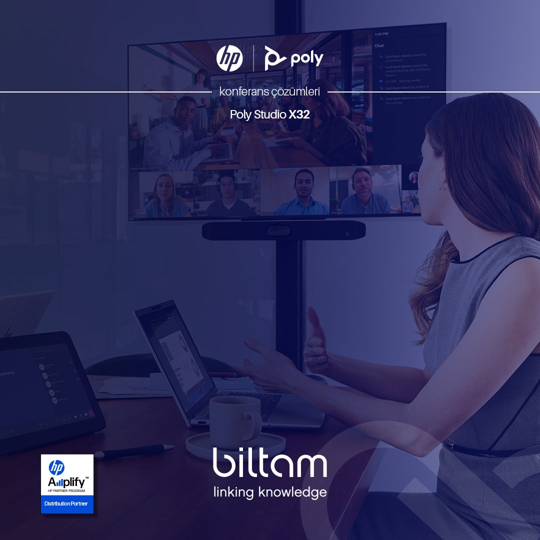 biltamlife's tweet image. 🎥 Net görüntü, 🎙️ güçlü ses, 🔗 kolay entegrasyon!
 
HP Poly Studio X32, toplantılarınızı profesyonel bir seviyeye taşır.

#Biltam #HP #PolyStudio #VideoConference