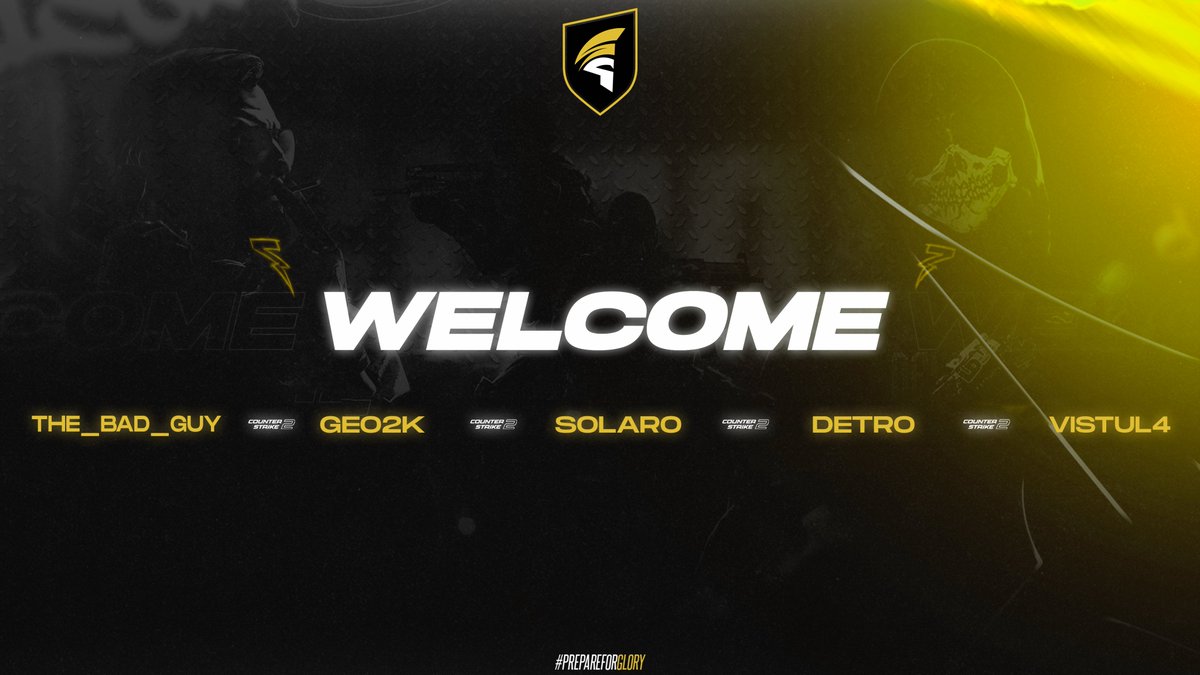 SpartansEu's tweet image. The best roster in Greece has arrived!
We’re delighted to unveil our new CS2 roster, featuring the best Greek players. Welcome to the team, boys!
@s0laro @ninjaahcan
#PrepareForGlory 
#esports #gaming #cs2 #csesports #welcome