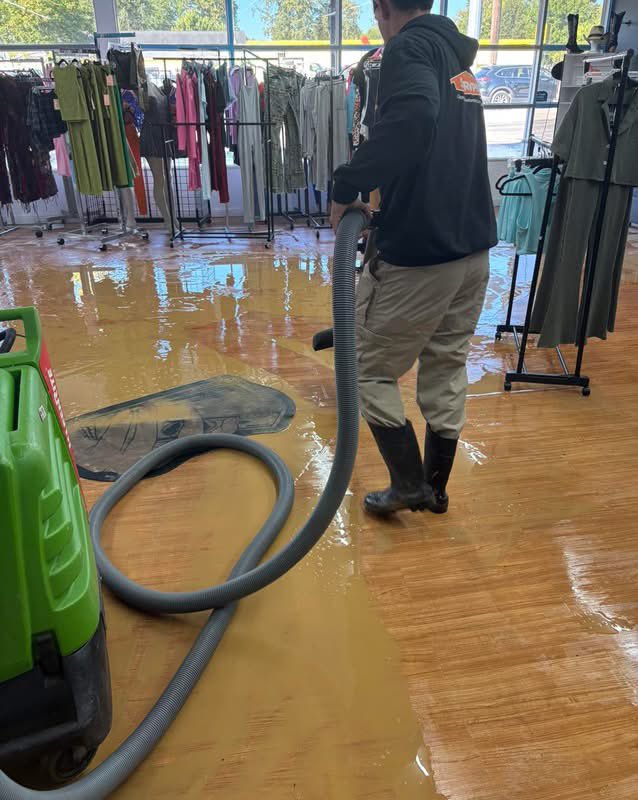 Standing water in your property? No problem! 💦

When a water main broke and flooded this building, our team responded quickly to help make it #LikeItNeverEvenHappened

#mitigationexperts #StormDamageRepair #demolitionservices #SERVPRO #roofing #watermitigation #drying