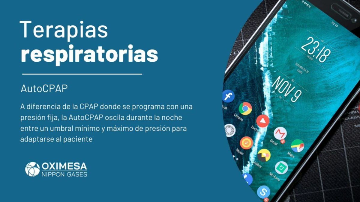 OximesaNG's tweet image. La #AutoCPAP ajusta automáticamente la presión durante la noche, adaptándose a las necesidades de cada paciente, a diferencia de la CPAP tradicional con presión fija

oximesa.es/servicios/tera…