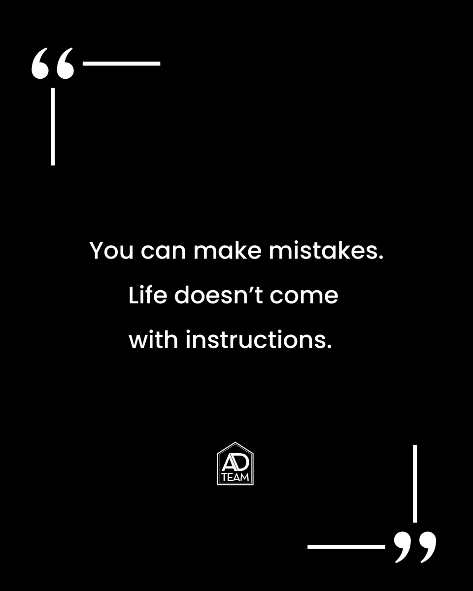 anujatherealtor's tweet image. Embrace the flaws, they’re part of the manual we never got ✨ #LifeLessons #NoInstructions #PerfectlyImperfect #LiveAndLearn #RealTalk #KeepLearning #MotivationMonday #MondayMotivation #Monday #ADteam #AnujaTheRealtor #RemaxRealtron #Remax
