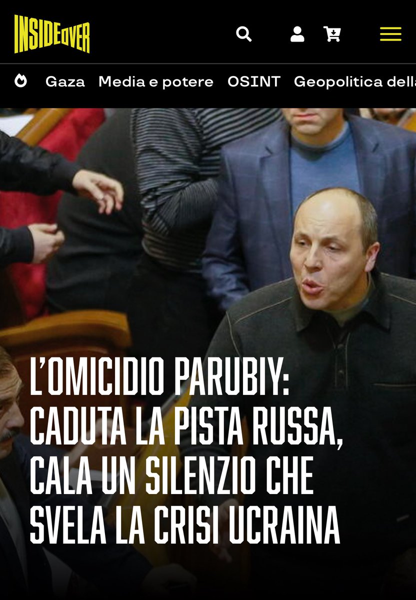 🔴Un padre ucraino uccide un esponente ucraino del regime al potere, per vendicare il figlio morto, obbligato ad andare a combattere.

🟣L'omicidio non è colpa dei russi, ormai è certo.
Proprio per questo cala il silenzio sulla notizia.

🔴Così facendo ci portano in guerra …