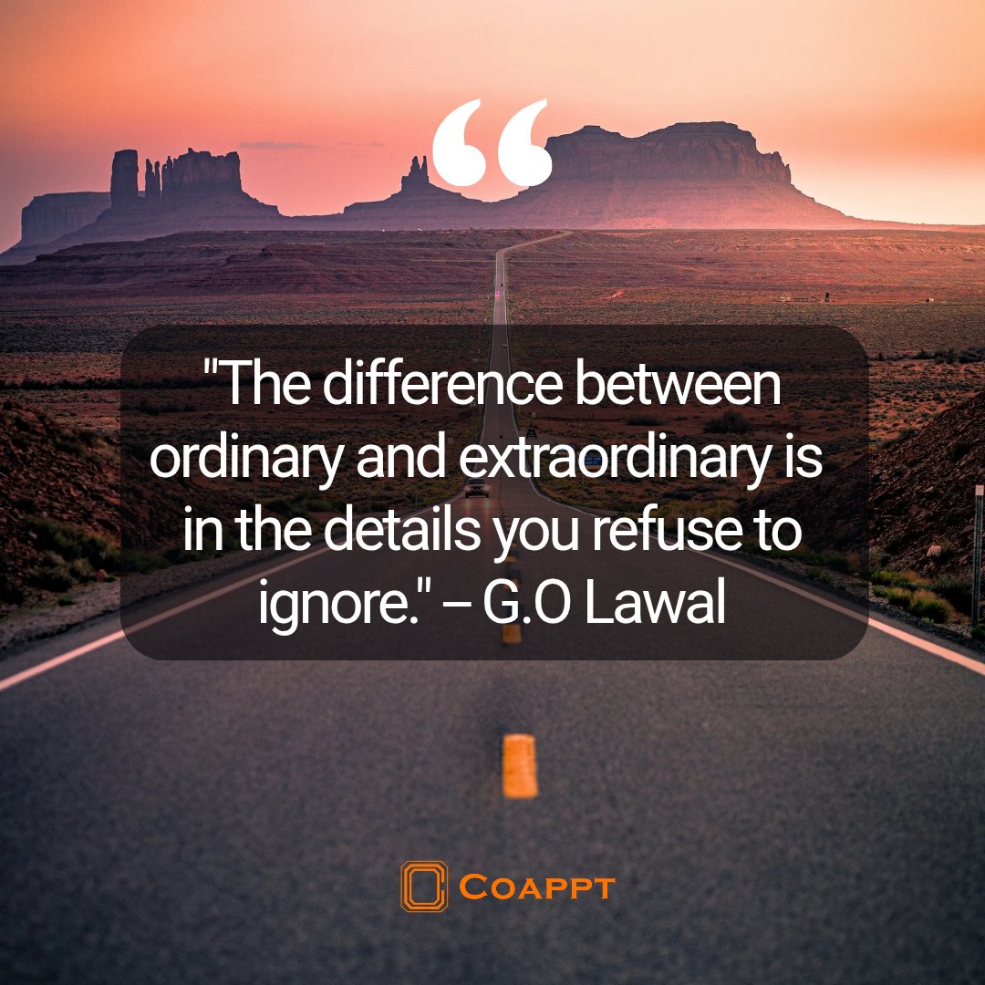 coappt's tweet photo. The gap between ordinary and extraordinary isn’t as wide as it seems, it’s simply in the details. 
Whether it’s how you show up, the effort you put in, or the little extra touch you add, those small choices make the biggest difference.

#coappt #motivationalquotes #detailsmatters https://t.co/aooKjr66rB