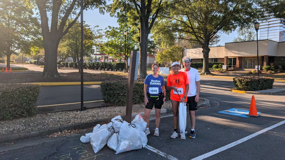 Our thanks to one of our trail adopters, Reston Runners, for helping to keep the trail trash-free and beautiful!