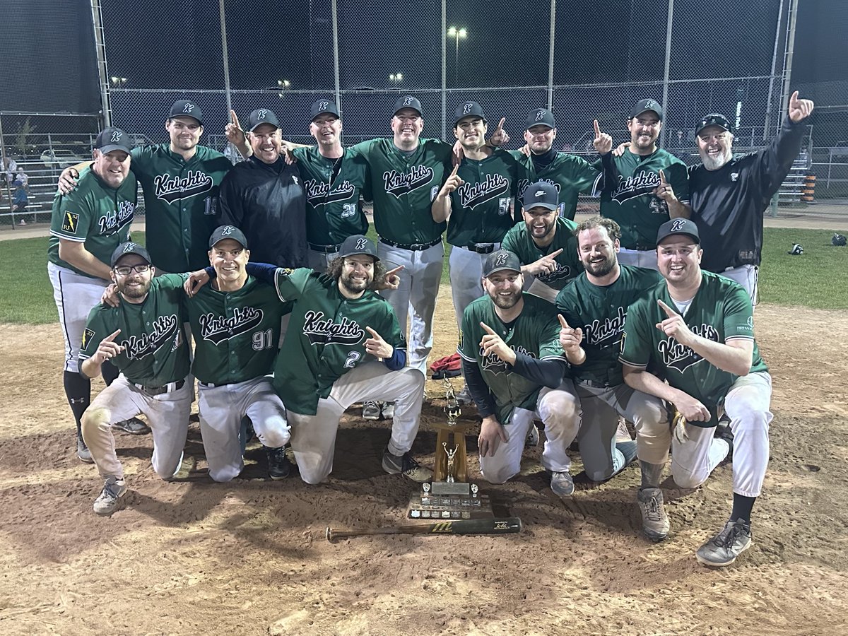 ncbl's tweet image. The 2025 NCBL season is now complete!!!

Congrats to the 4 Playoff Champions  

T1: Nepean Brewers
T2: Sports aux Puces Red Sox
T3: Ottawa Gladiators
T4: Knights

NCBL Award Night: November 7

#ncbl