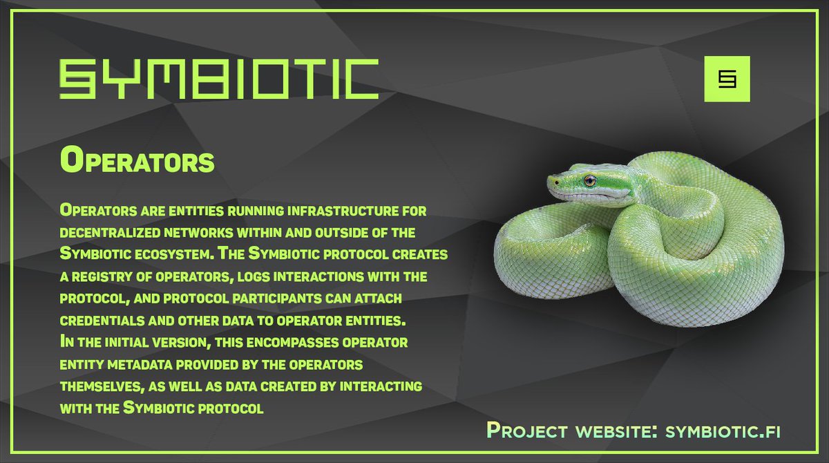 ZygDen's tweet image. 🔧 Operators in @symbioticfi — The Backbone of Decentralized Security

#Operators are the node runners that power decentralized networks. Symbiotic gives them a unified platform to serve multiple networks with shared infrastructure. 
Here’s the breakdown 👇

#Symbiotic #Restaking