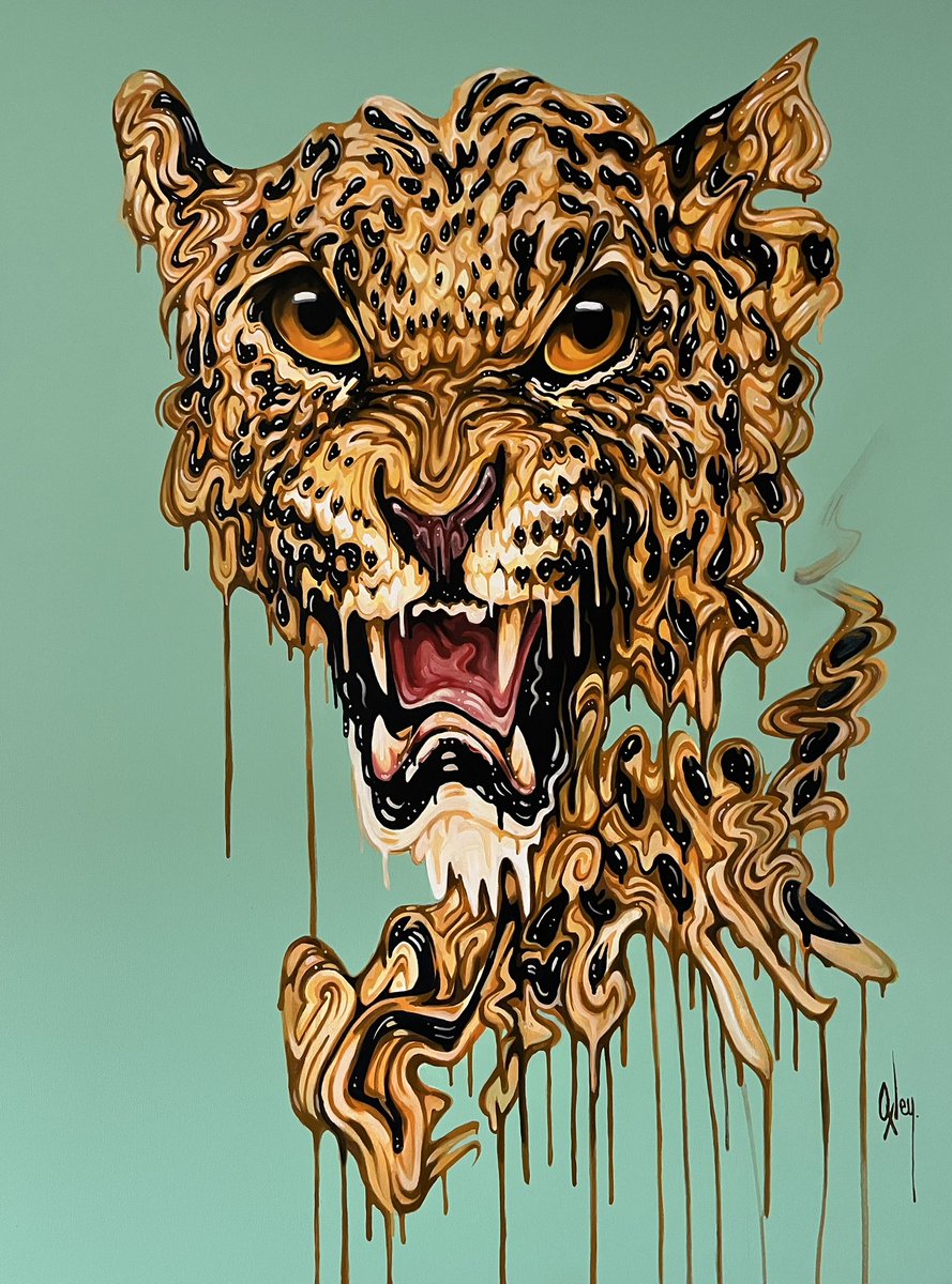 Who’s feeling trippy out of this triptych.  Pick your favourite Tiger,Lion or Leopard in the comments. 
#Tiger #Lion #Leopard #fun #question #art  #cats #catsoftwitter  #tripping #weird #gotcha #meditate