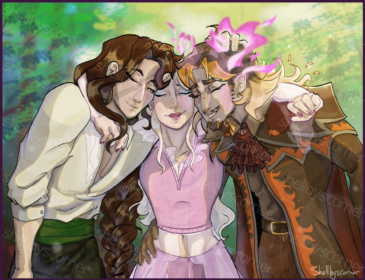 Recent commission work done for my good friend themischiefwithin (follow them on 🦋)
Its the goobers and nothing bad will happen to them mhm mm ❤️✨✨