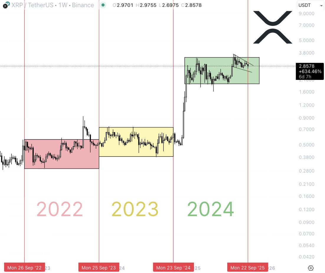 XRP YOY Performances Tokenicer