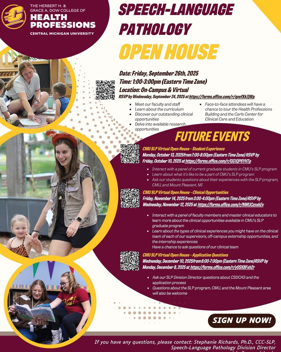 Be sure to check out our SLP open house on Friday, September 26th #SLP