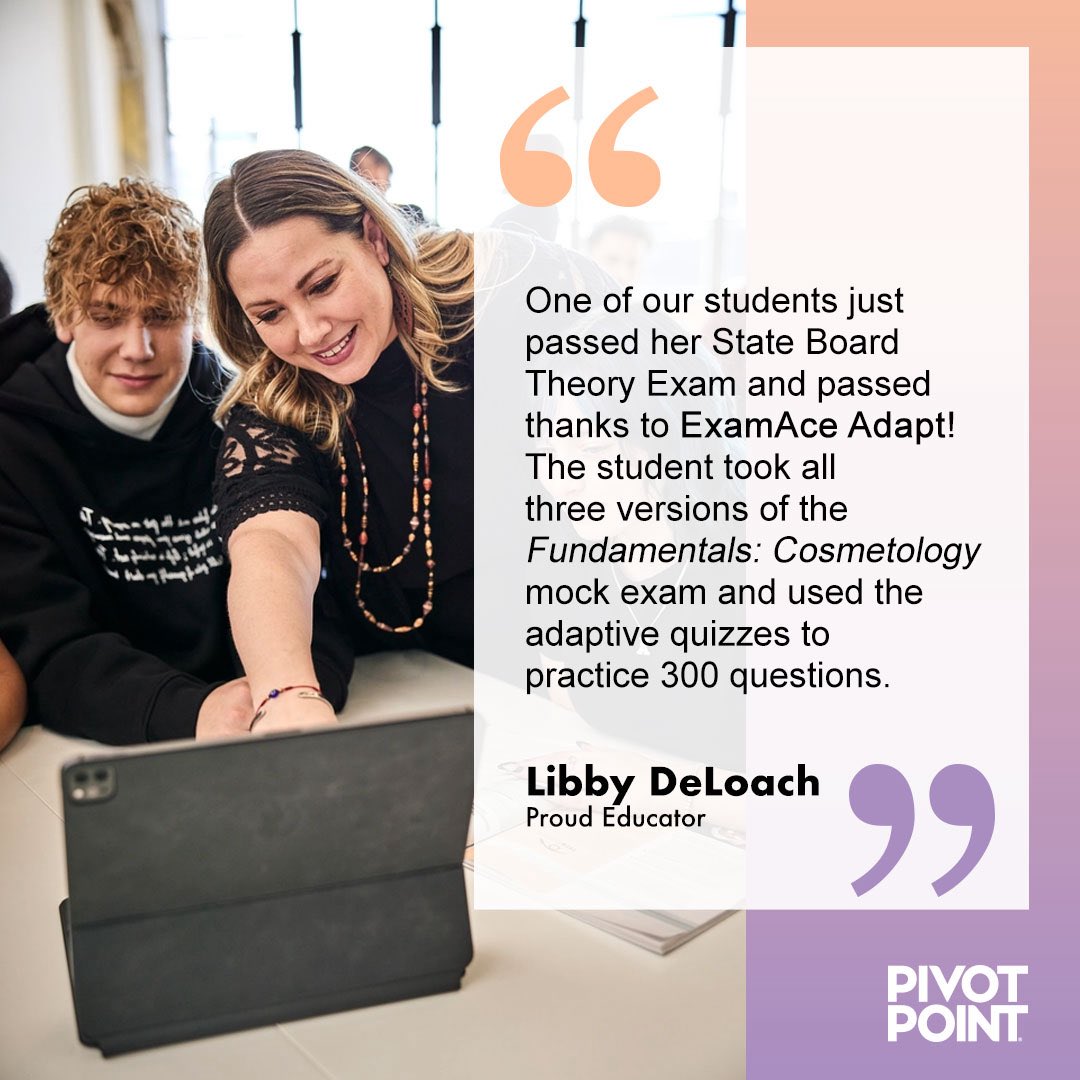 PivotPointIntl's tweet image. 🎓Real Students. Real Results. 🎓
‌
When it comes to preparing for State Board exams, practice and confidence make all the difference. That’s where ExamAce Adapt comes in. 💻📊
‌
Educators are already seeing the results! 🔗👇
‌
pivot-point.com/examace-adapt-…

#PivotPoint #LearnForward