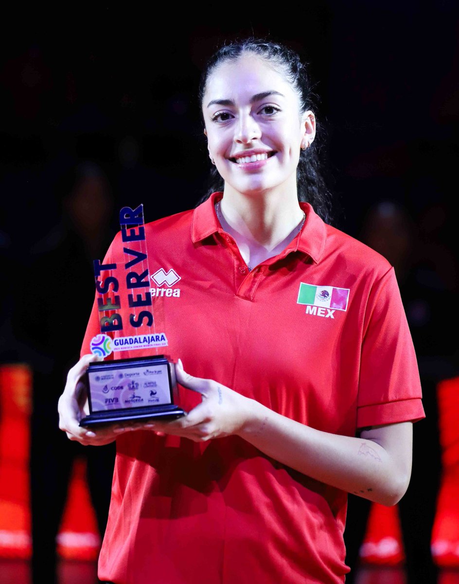 ¡LA MEJOR! 🇲🇽😎

Felicitamos a Sofía Maldonado por su nombramiento en el cuadro ideal del torneo Final Six Femenino NORCECA 2025 de voleibol de sala, en Guadalajara, Jalisco.

#TodoSomosOlímpicos