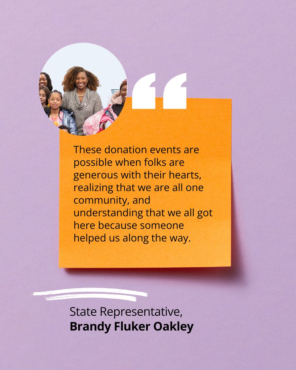 weloveuusa's tweet image. State Rep. Brandy Fluker Oakley perfectly captures the heart of our mission. Every day, our volunteers show that a single act of generosity can strengthen our community.

#WeLoveU #CommunityUnity #GivingBack #Volunteer