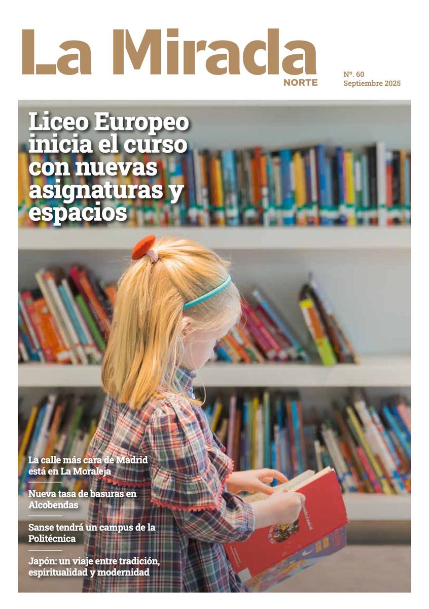 📰 ¡Nuevo número! 📰

⚽️ En portada:  <a href="/LiceoEuropeo/">Liceo Europeo</a> inicia el curso con nuevas asignatura. 

🆕 Las noticias más interesantes, entrevistas y los artículos de #actualidad en #LaMiradaNorte. 

¡Ya disponible aquí!👇

lamiradanorte.com/la-mirada-nort…