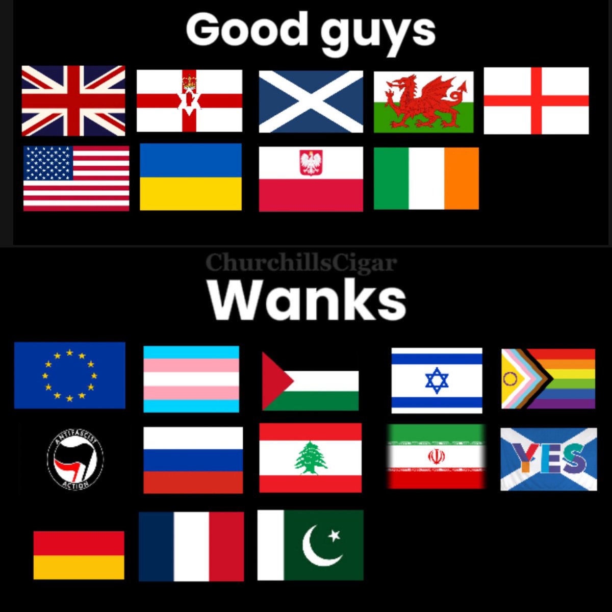 ChurchillsCiga7's tweet image. I’ll hear arguments for and against, please throw suggestions my way and I’ll
Adds to the list. 🫡
#Goodguy #Badguy