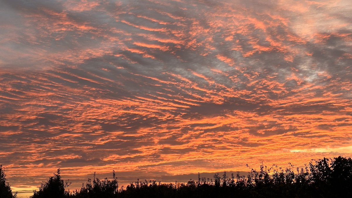 Prachtige zonsondergang