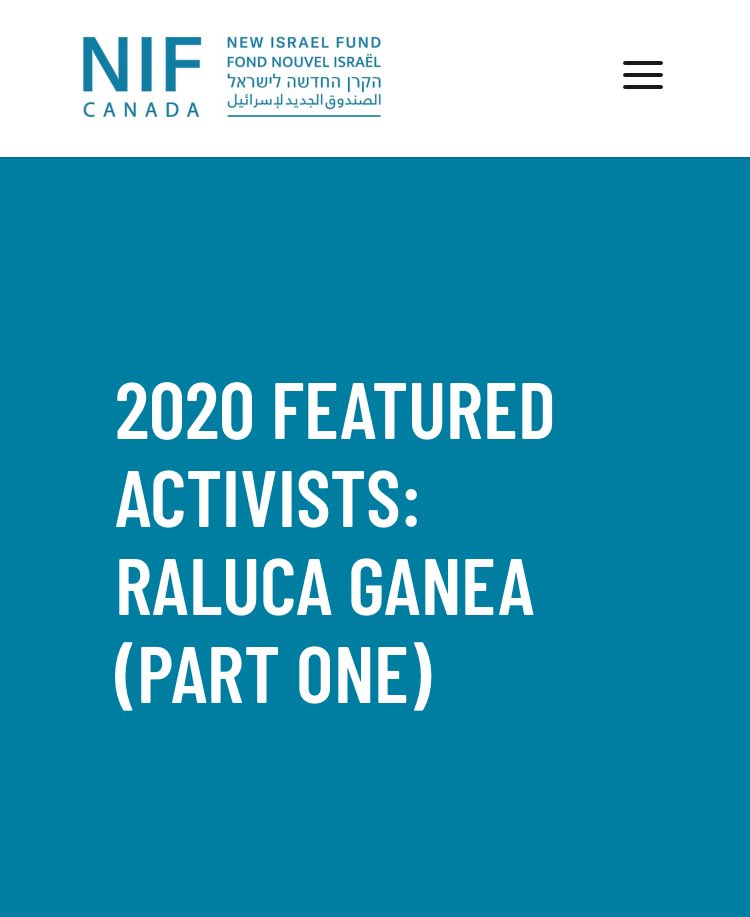 L’activiste Raluca Ganea interrogée dans ce reportage est soutenue par de très gros moyens étrangers (👉🔎 nifcan.org/raluca-part-1/). Pas sûr qu’elle soit si représentative de la société israélienne que le laisse entendre l’<a href="/AFP/">AFP News Agency</a> !
