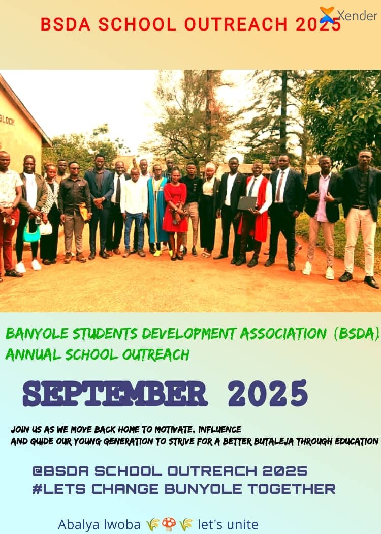 KhabagoNicholas's tweet photo. It’s that time again! From 24th–27th Sept, BSDA rolls out its Annual School Outreach 💚 Inspiring learners in Butaleja district, sparking dreams &amp; empowering communities through school visits, radio talk shows &amp; sensitisation. 🌍📚 #BSDAOutreach2025 #InspireToAspire https://t.co/Bq7D3desZq