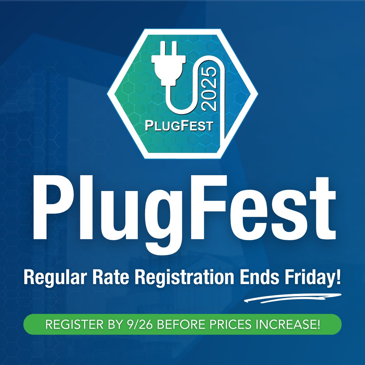 Join us for PlugFest to test your BACnet products! The regular registration rate ends this Friday. 
📅 Tuesday, October 14th - 16th 
📍<a href="/UNH_IOL/">UNH_IOL</a>
🔗 bacnetinternationalmember.org/events/plugfes…