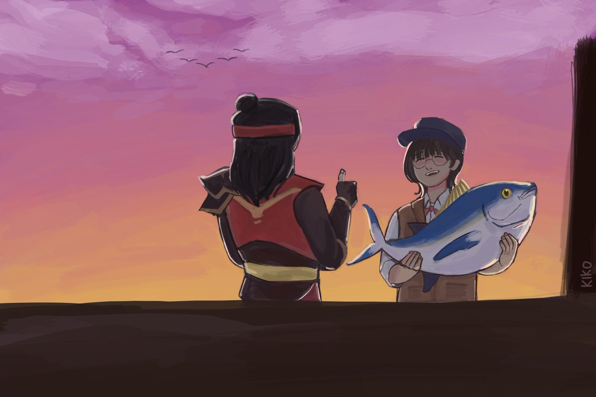 Kait0_ani's tweet image. Under the dazing sunset
Your presence fill the air
Smile for me, so I can see you
Brightly shine so I know it's true
For my answer is that I love you too
All the time, with you my dear

#yumeship #yisunshin #yss #mlbbfanart #mlbb