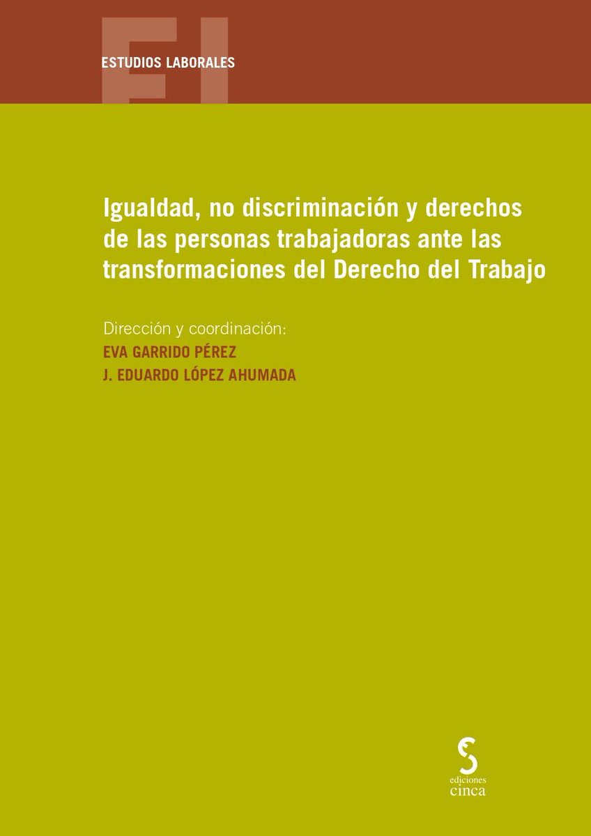 He tenido la suerte de poder participar en este libro con un trabajo "El concepto de discriminación grupal y su reconstrucción y refutación en el proceso judicial", en el que sintetizo mi teoría de la discriminación grupal.