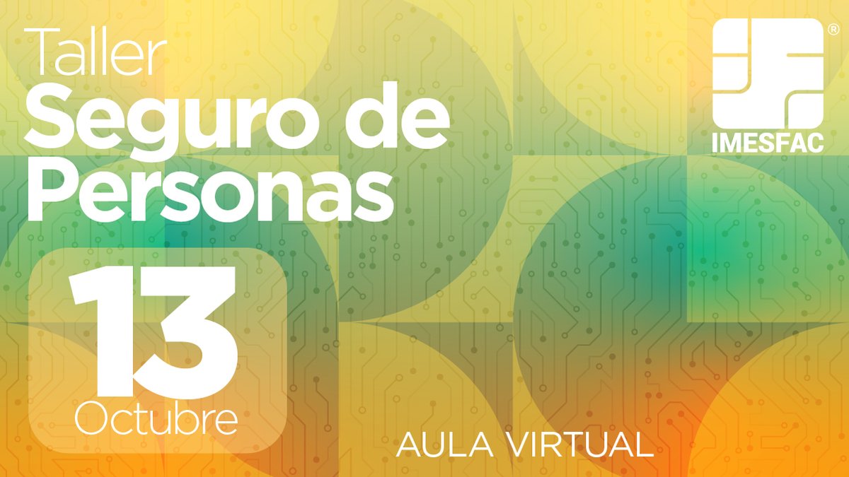 🚀 Domina el Seguro de Personas y protege lo más valioso: la vida y bienestar de tus clientes 🎯.
En solo 16 horas online, adquiere las herramientas clave para destacar en el sector.
👉 Inscríbete hoy: informes@imesfac.com.mx
#DesarrolloProfesional #SegurodeVida #AgentesdeSeguros