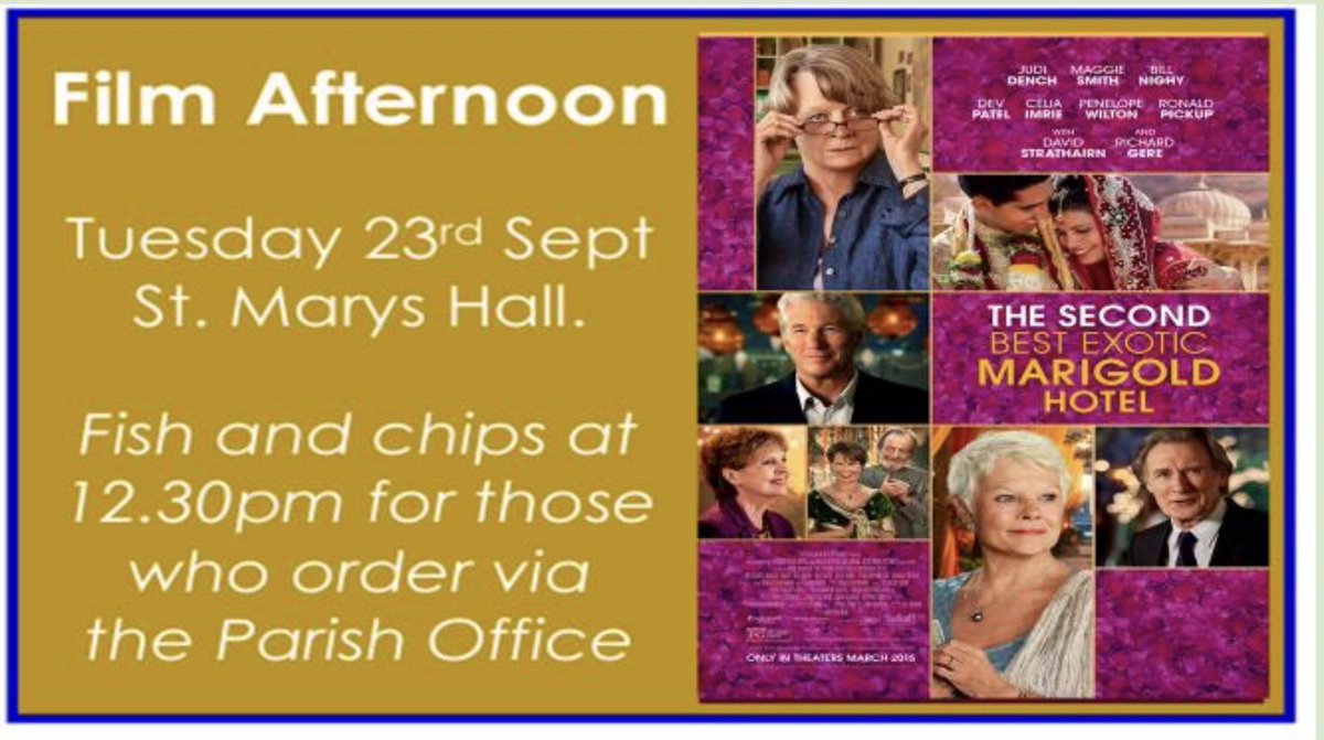 Join us this Tuesday at 1pm for our latest film afternoon!