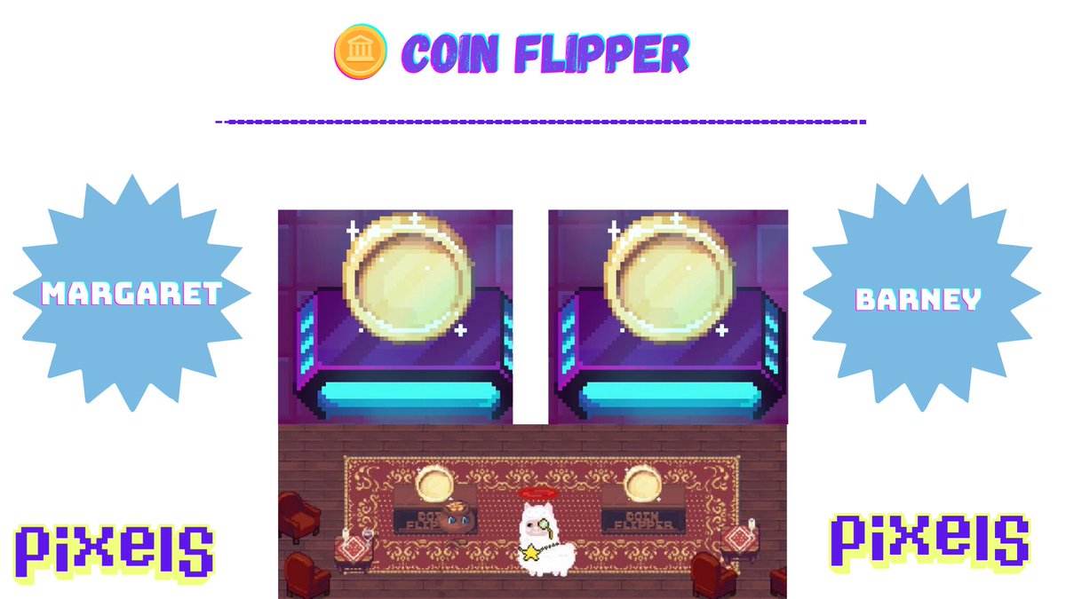 Estelaryss's tweet image. New Game Neon Zone

✨️ COIN FLIPPER ✨️

• Já pensou iniciar o dia com uma Quantidade de Zonez Tokens e conseguir  Multiplicar essa quantia? 

- Encontre um dos Totens Dourados espalhados por Leon&apos;s Neon Zone 

💫 TESTE SUA SORTE 💫

#PixelsCreator #pixelsnft #NeonZone